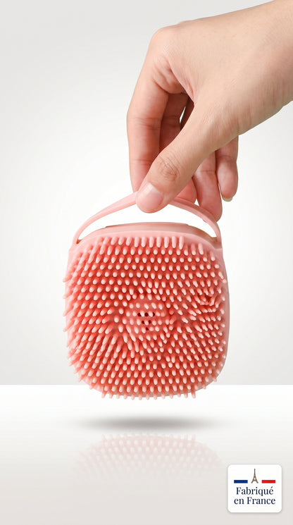 Gant de Bain Silicone Chien Chat – Brosse Massage Toilettage