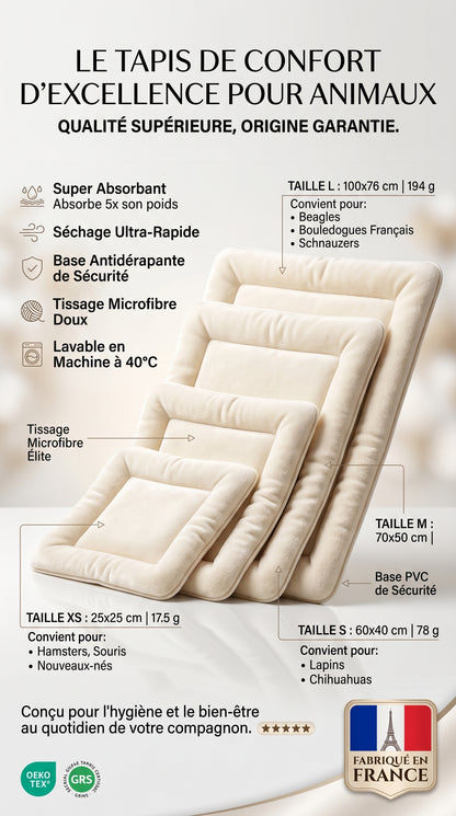 Couverture Flanelle Douce Chien Chat – Motif Patte 4 Tailles