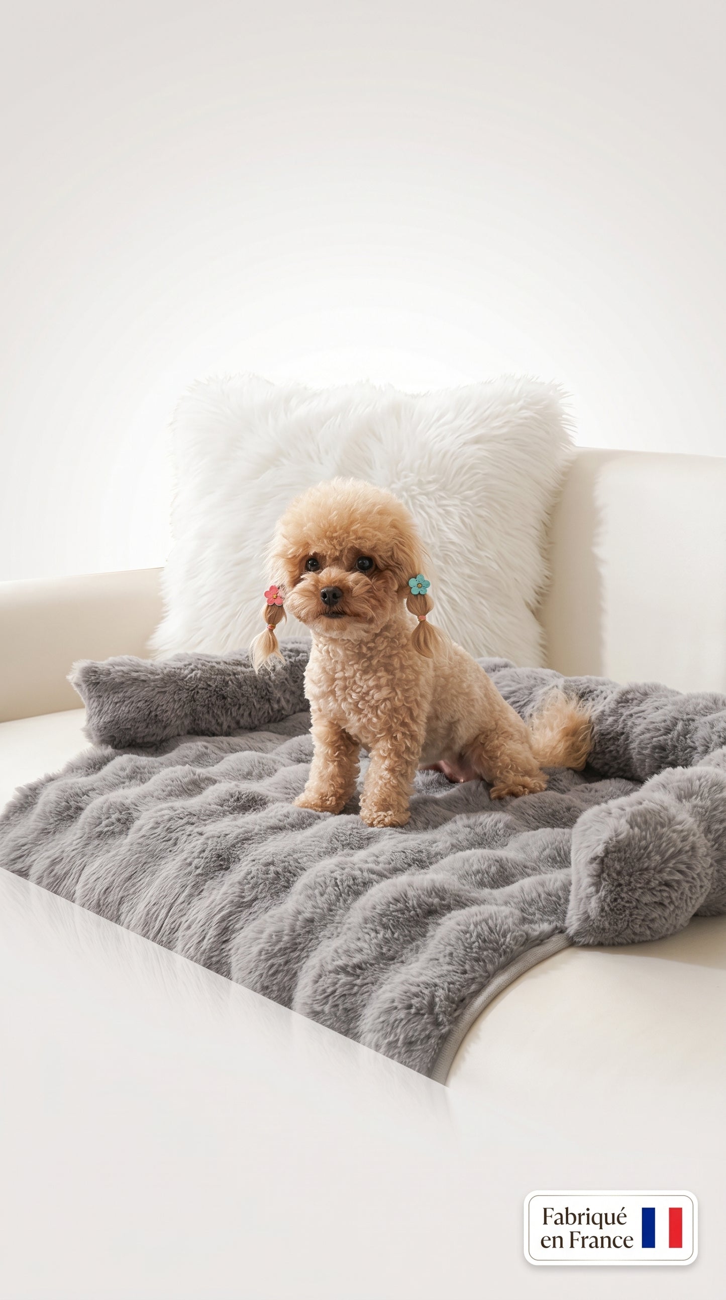 Tapis en Fausse Fourrure pour Animaux – Confort Luxueux au Quotidien