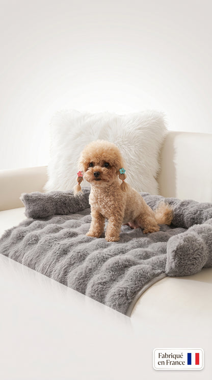Tapis en Fausse Fourrure pour Animaux – Confort Luxueux au Quotidien