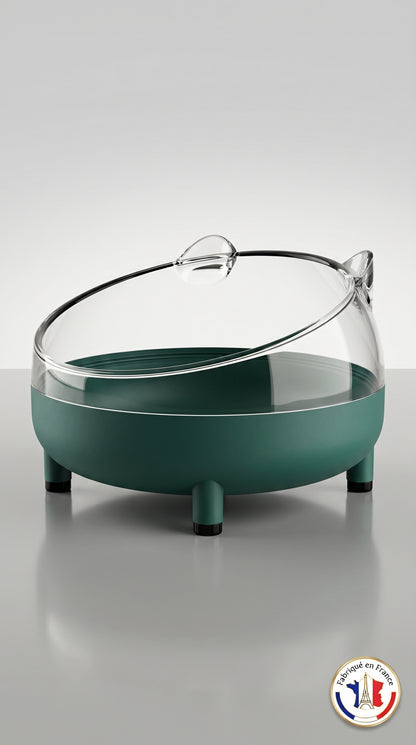 Bac à Sable Transparent pour Hamster – Hygiène et Confort au Quotidien