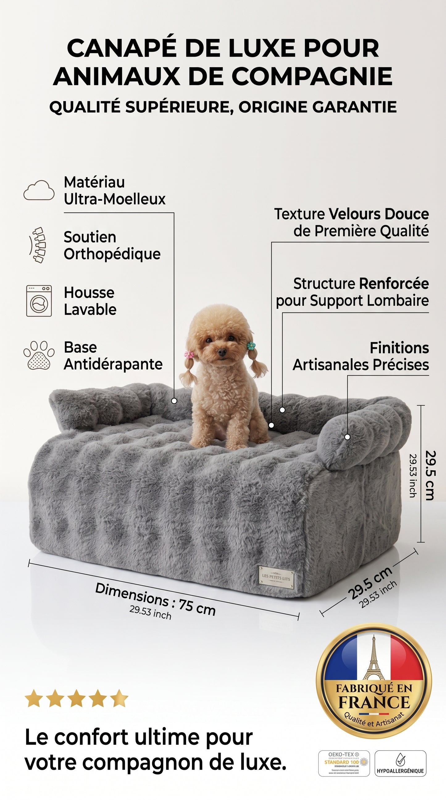 Tapis en Fausse Fourrure pour Animaux – Confort Luxueux au Quotidien